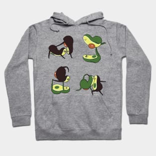 Avocado Yoga Relationship Goals Hoodie